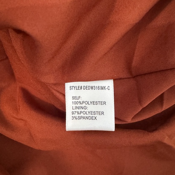 NWOT Vici burgundy peplum midi dress - Picture 9 of 12